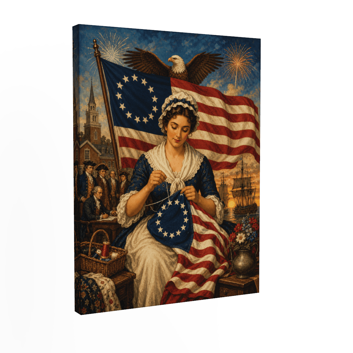 Betsy Ross Flag — 13 Colonies Vintage