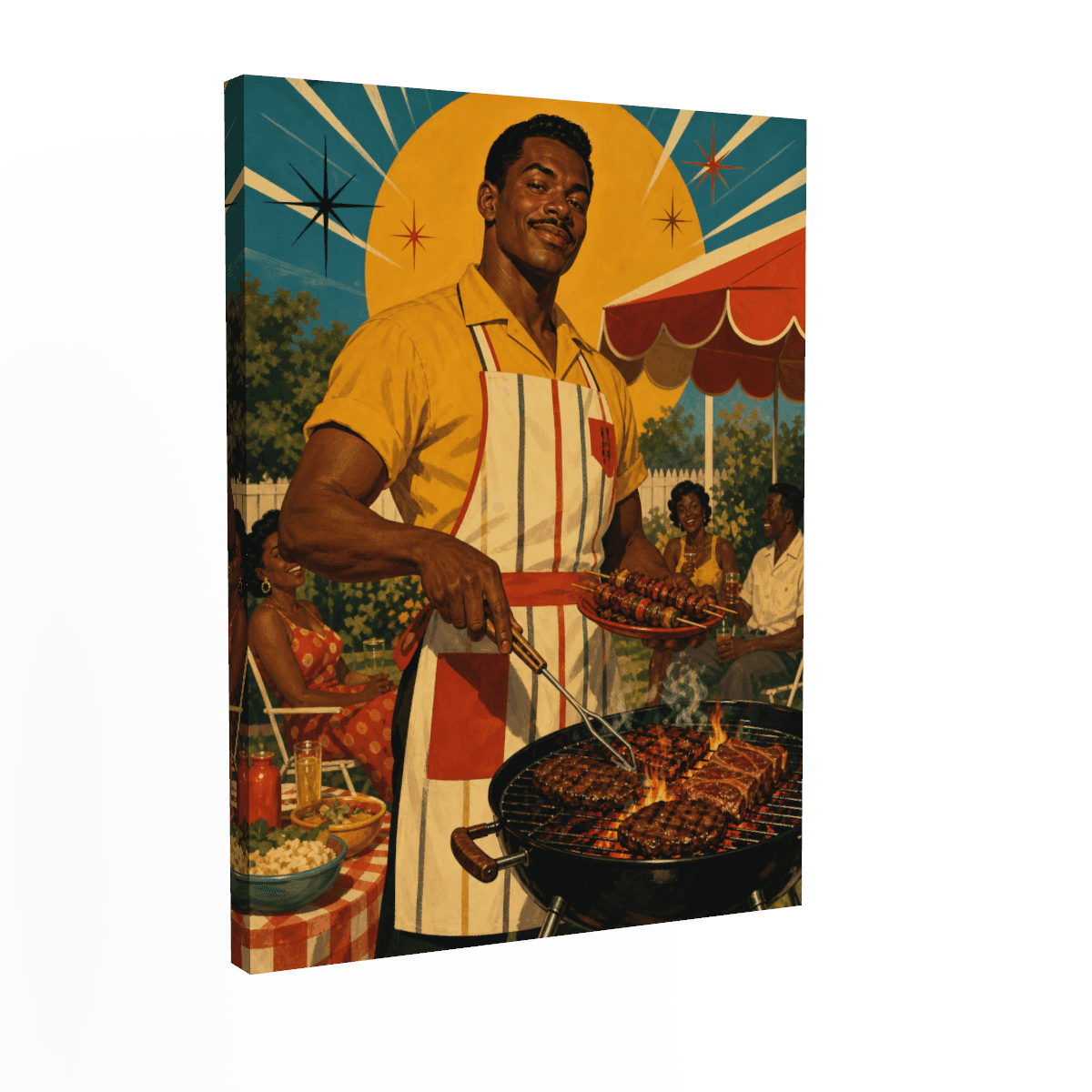 Retro Grill Master — 1950s BBQ