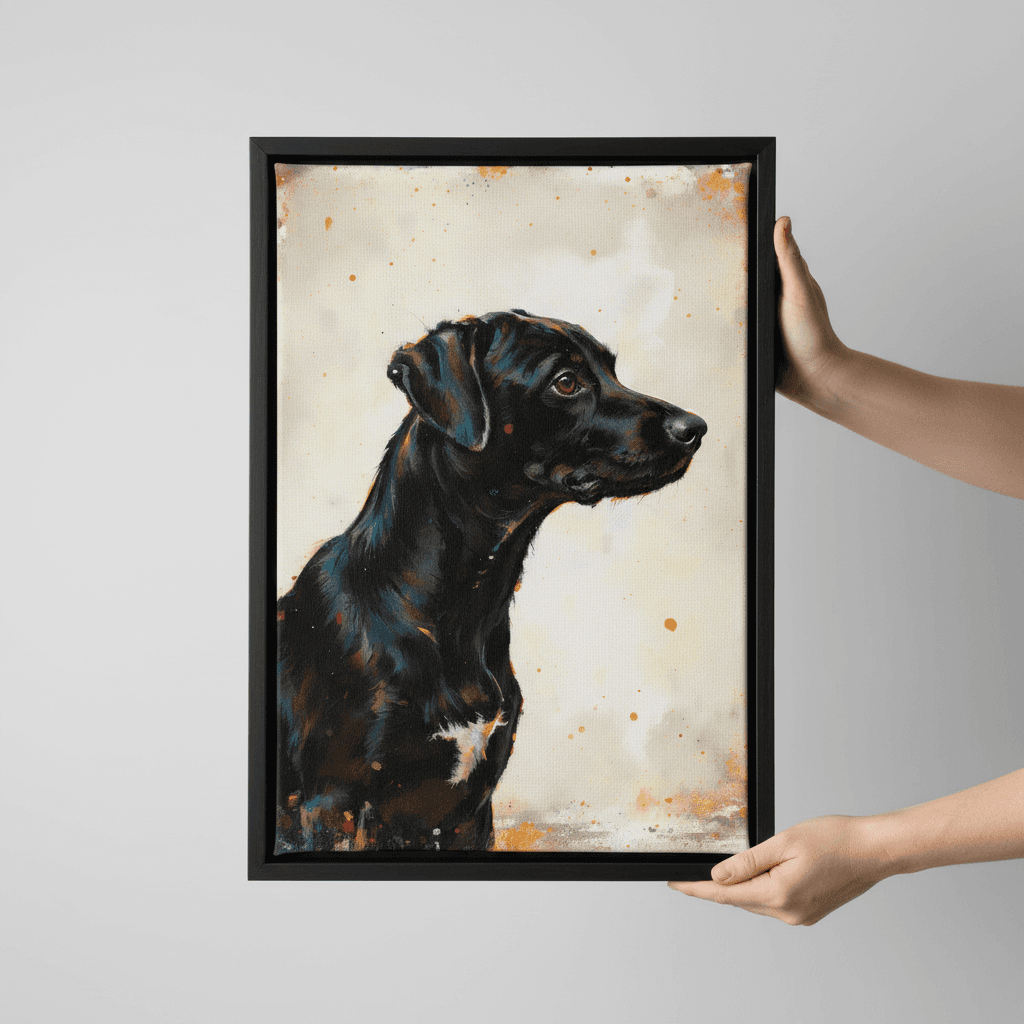 Black Labrador — Contemporary Portrait
