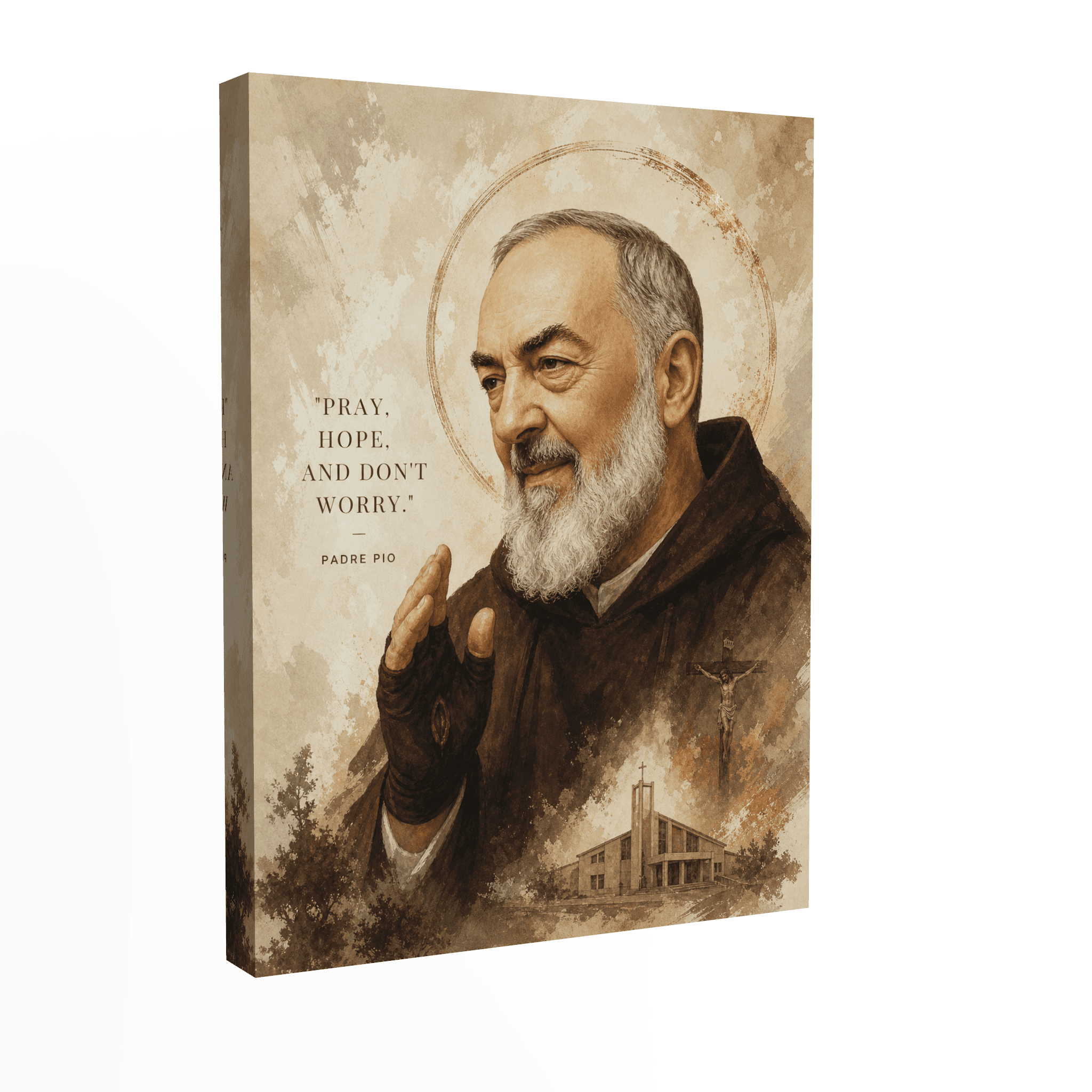 Saint Padre Pio — Pray, Hope, and Don't Worry
